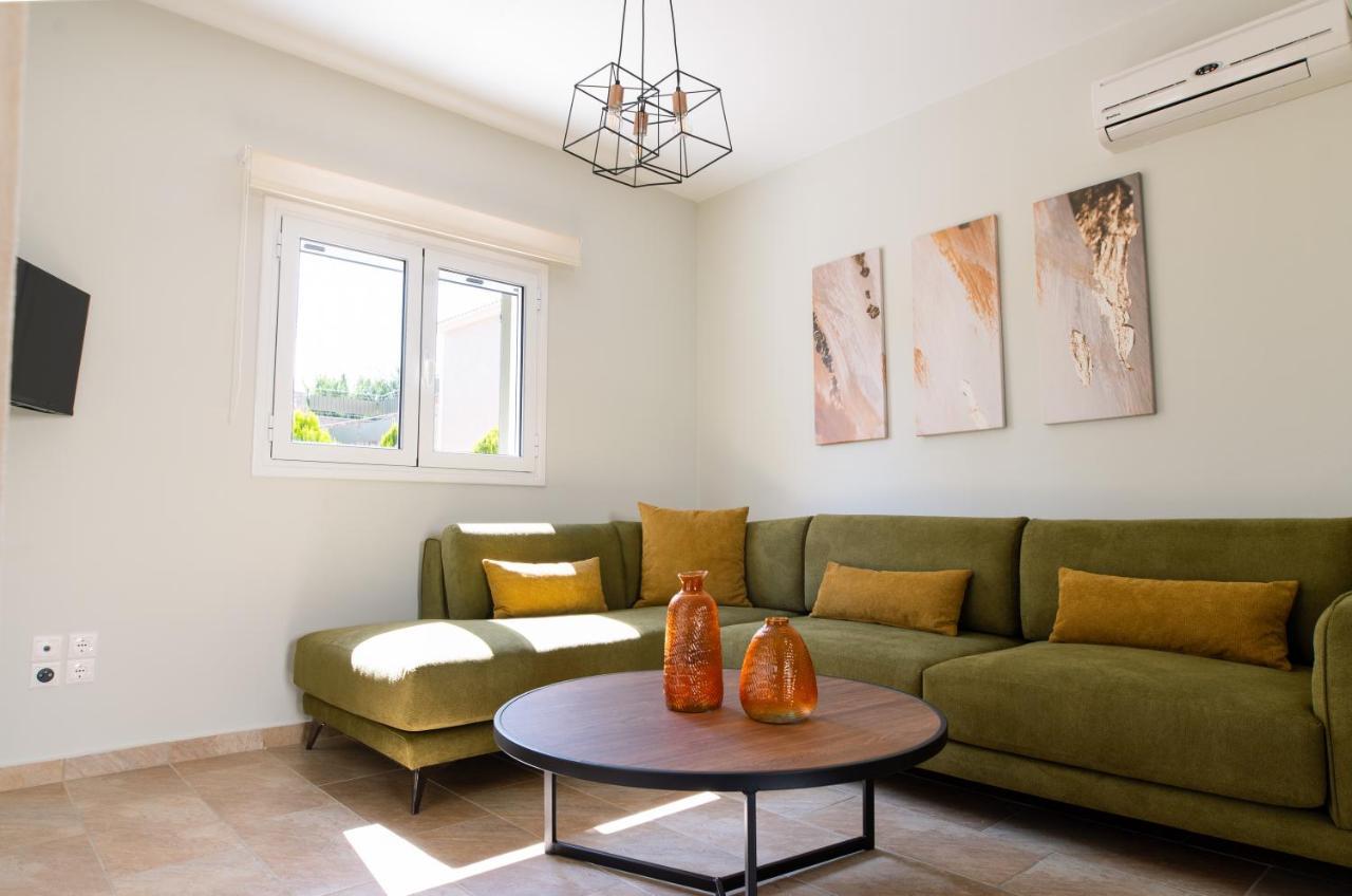 Vasilopoulos Residences - Villa Emelia With Shared Pool 阿尔戈斯托利翁 外观 照片